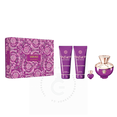 Versace Dylan Purple Pour Femme 4Pieces Gift Set 100 ml 